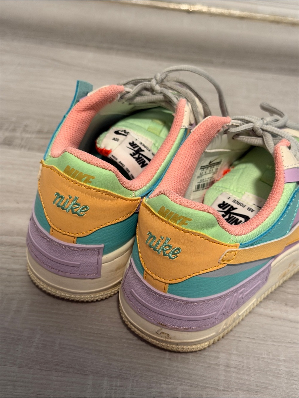 Nike Wmns Air Force 1 Shadow 'Pale Ivory' 6.5 - Picture 4 of 6